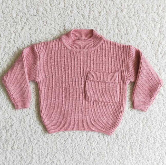 6 B13-38 Kids Red Pocket Sweater